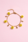 Handmade Sunflower Stardust Bracelet